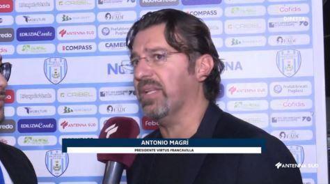 Virtus Francavilla, Magrì: “Abbiamo riempito lo stadio. Ora pensiamo alla salvezza”