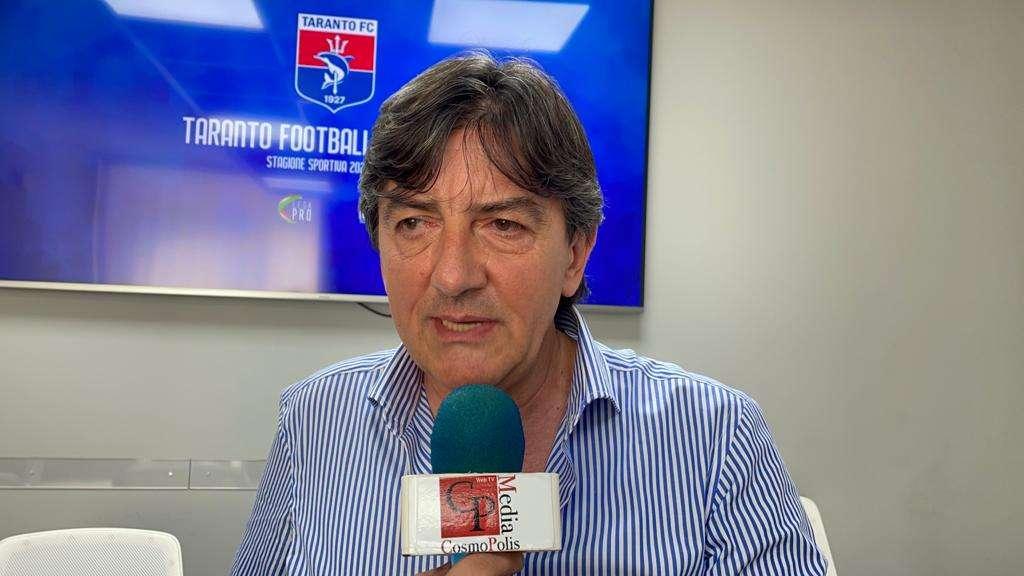 Taranto, Dionisio: "Caldore non rientra nei nostri piani. La Monica profilo interessante"