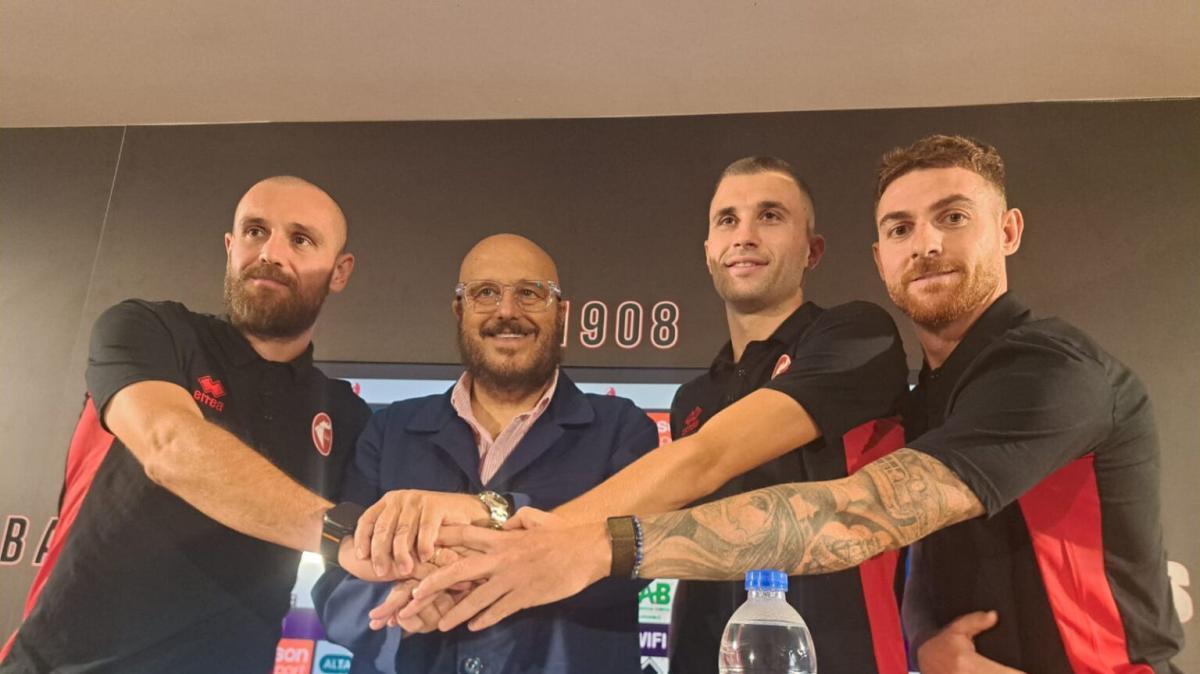 Bari: si presentano Celli, Grgic e Tribuzzi