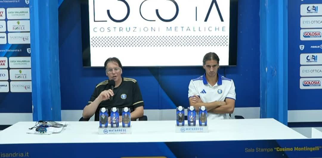 Fidelis Andria, Ragno e capitan Ronchi: "Affrontare gli avversari con rispetto e consapevolezza"