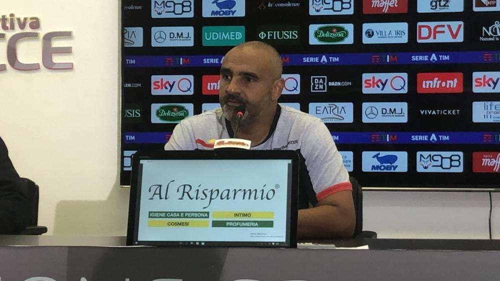 Lecce, Liverani: “Ho ancora dei dubbi sul modulo, il Verona è la sorpresa del campionato”