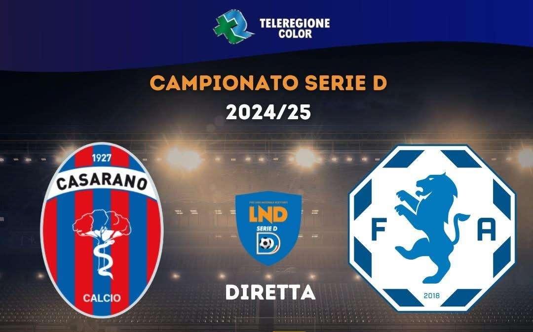 Calcio in Tv, Casarano-Fidelis Andria in diretta su Teleregione