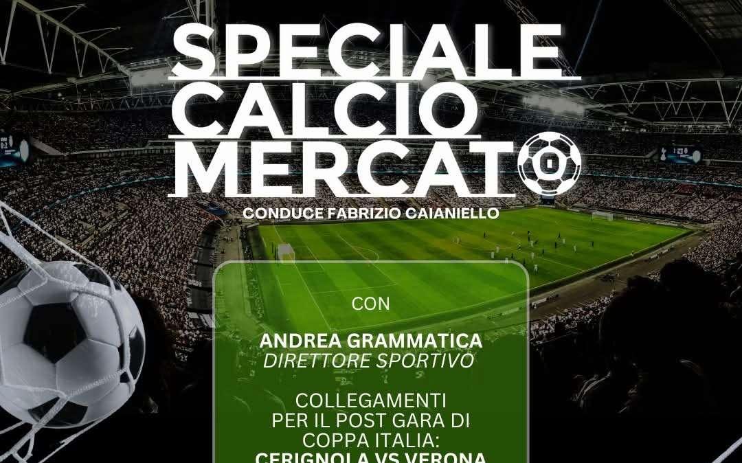 Speciale Calciomercato: nuovo appuntamento alle ore 20.30 su Antenna Sud