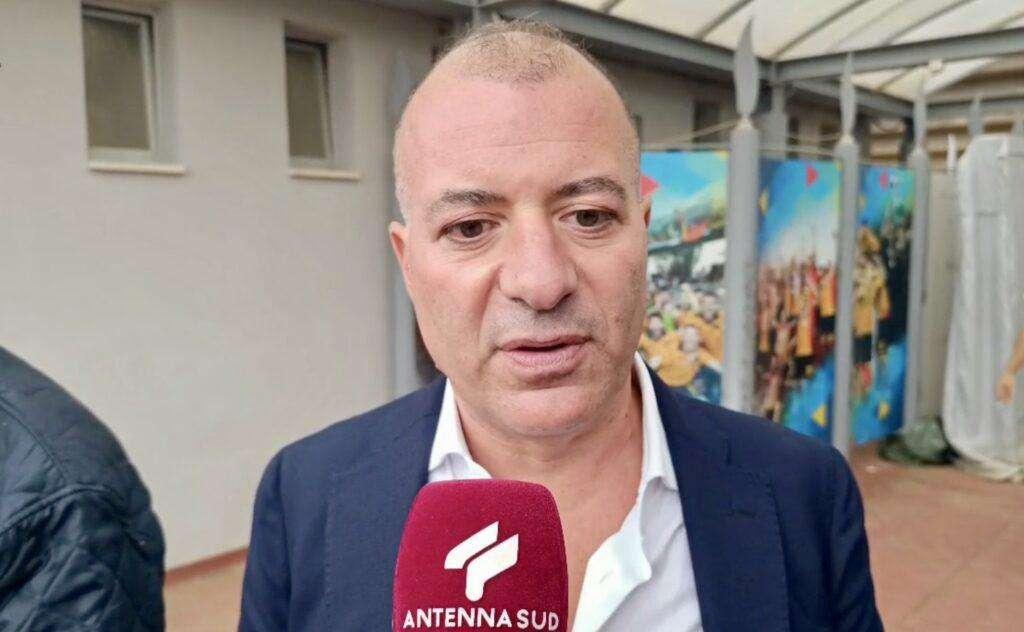 Lecce, inaugurata Andrano Giallorossa con Saverio Sticchi Damiani