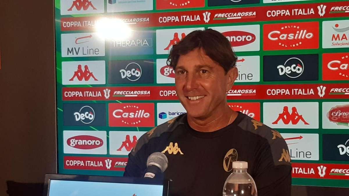 Bari, Mignani: "Vivarini meglio di me nel primo tempo. I nuovi devono crescere in fretta"