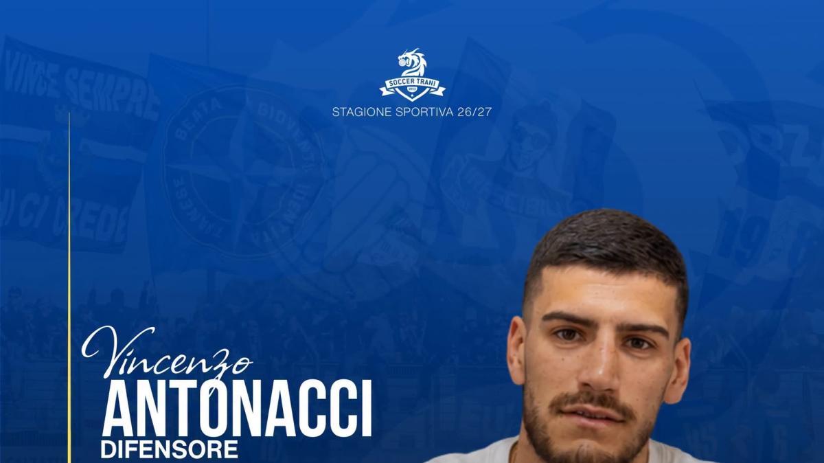 UFFICIALE - Soccer Trani, confermato Vincenzo Antonacci