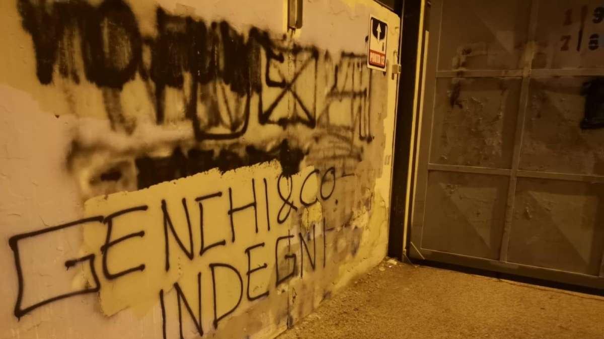 Taranto, allo "Iacovone" scritte contro Genchi