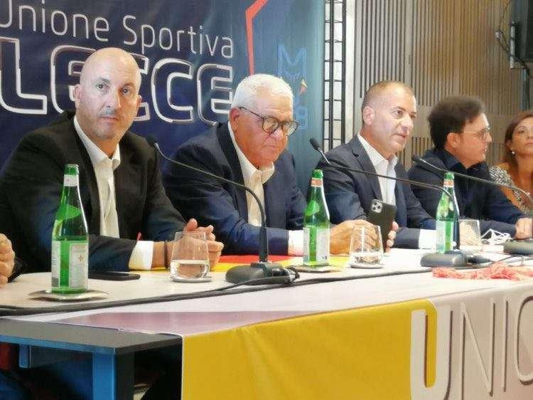 Lecce, presentazione Corvino: le parole dei Vicepresidenti Liguori e Adamo