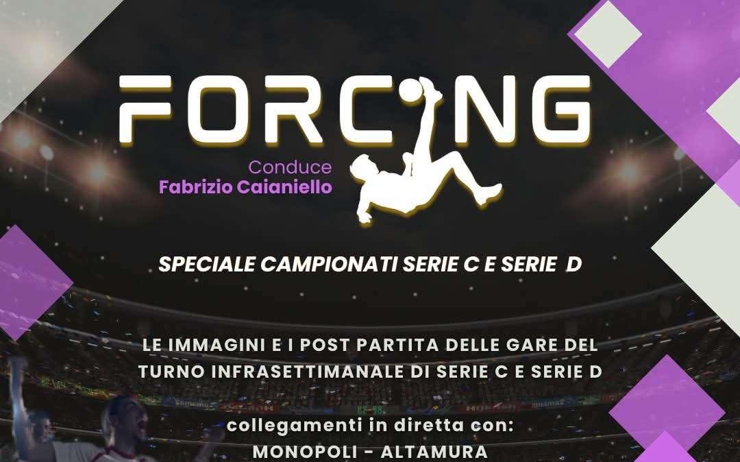 Forcing: approfondimento sportivo in diretta su Antenna Sud