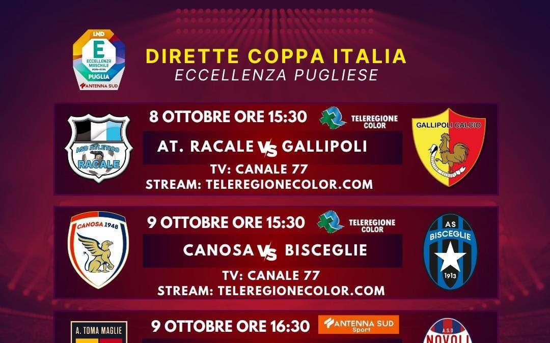 Coppa Italia Eccellenza: tutte le dirette del Gruppo Editoriale Distante