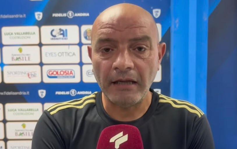 Fidelis Andria, De Sanzo: "Ripartiamo dal secondo tempo di Brindisi"