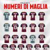 Casertana, assegnati i numeri di maglia: manca il 10, altro indizio per l'arrivo di Manconi