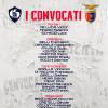 Casertana, ventitré i convocati per Cava