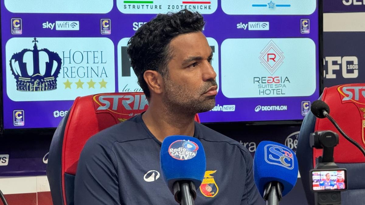 Cavese-Casertana, Espinal: “Serve una reazione forte”
