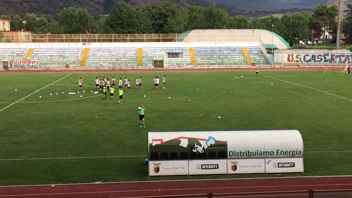 Casertana in allenamento 