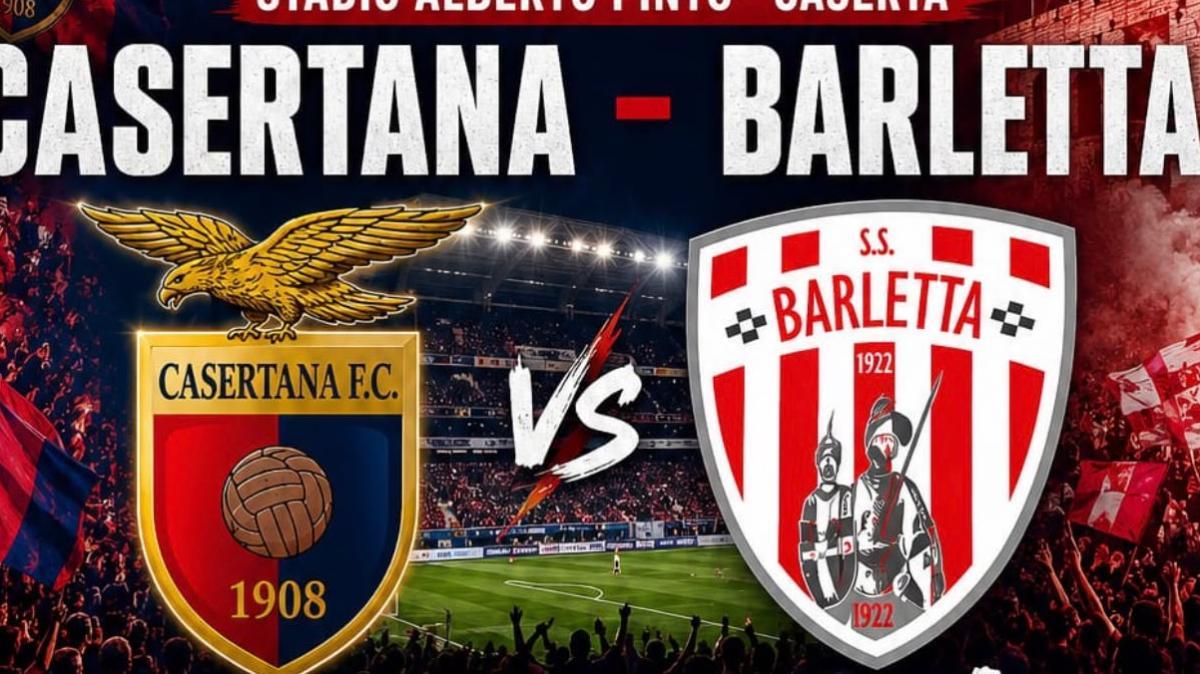 DIRETTA / Casertana-Barletta, calcio d'inizio ore 21