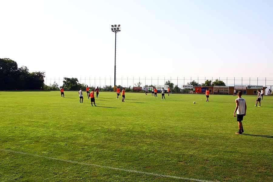 La Casertana in allenamento