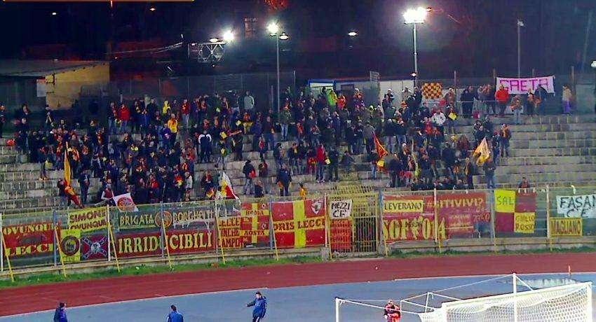 Tifosi Lecce a Caserta