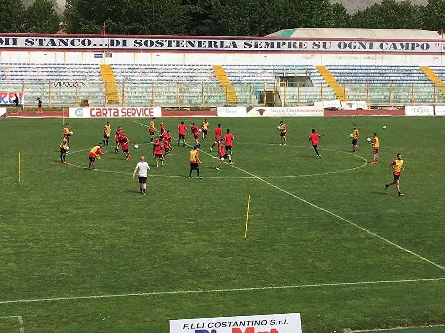 La Casertana a lavoro