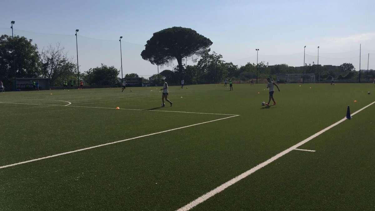 La Casertana in allenamento 