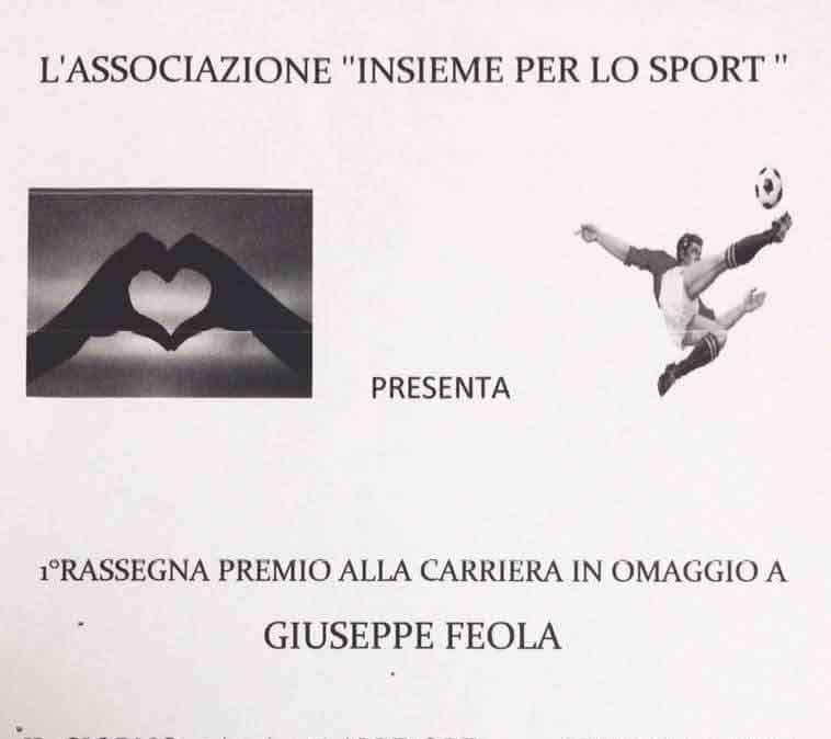 Premio Feola a San Marco Evangelista, presente un calciatore rossoblù