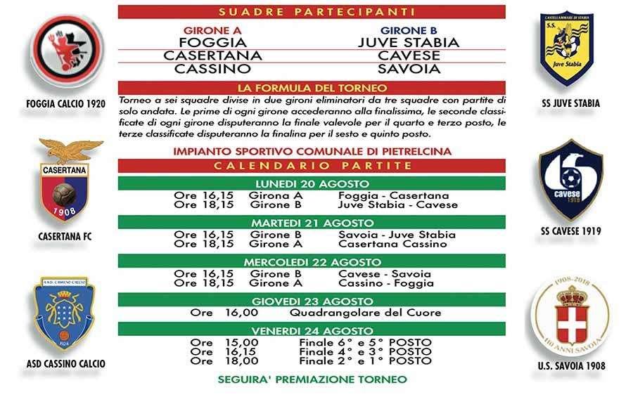 UNDER 17 - Domani via al Trofeo Shalom, la Casertana sfida subito il Foggia