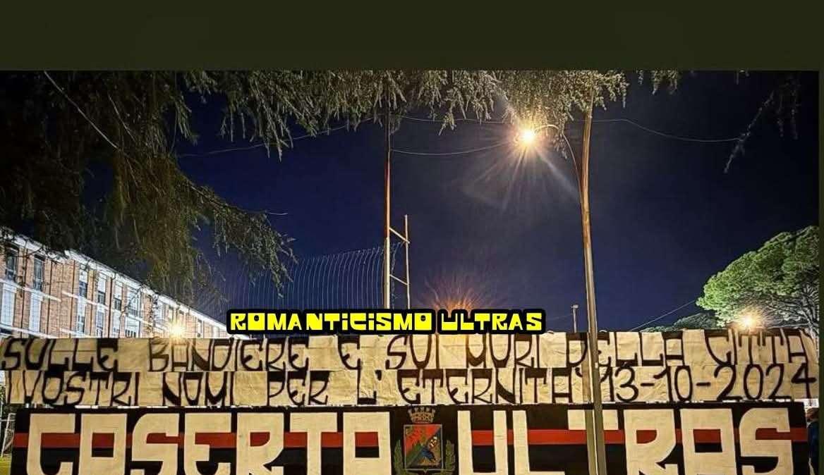 Striscione Caserta ultras