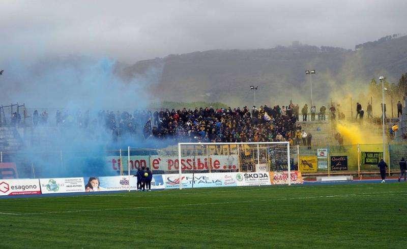 I tifosi stabiesi a Caserta