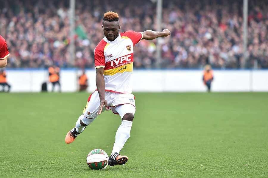 Agyei in azione