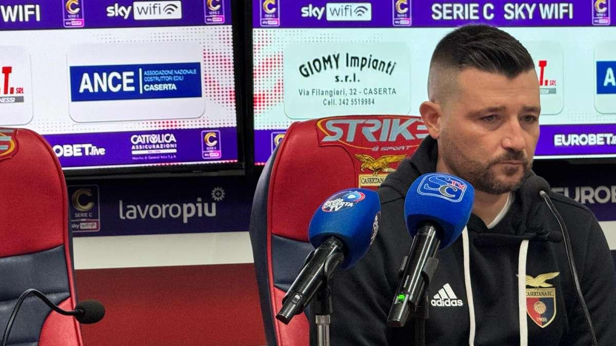 Casertana, Coppitelli mette in guardia i suoi: “Gara piena di incognite, dovremo essere attenti fino alla fine”