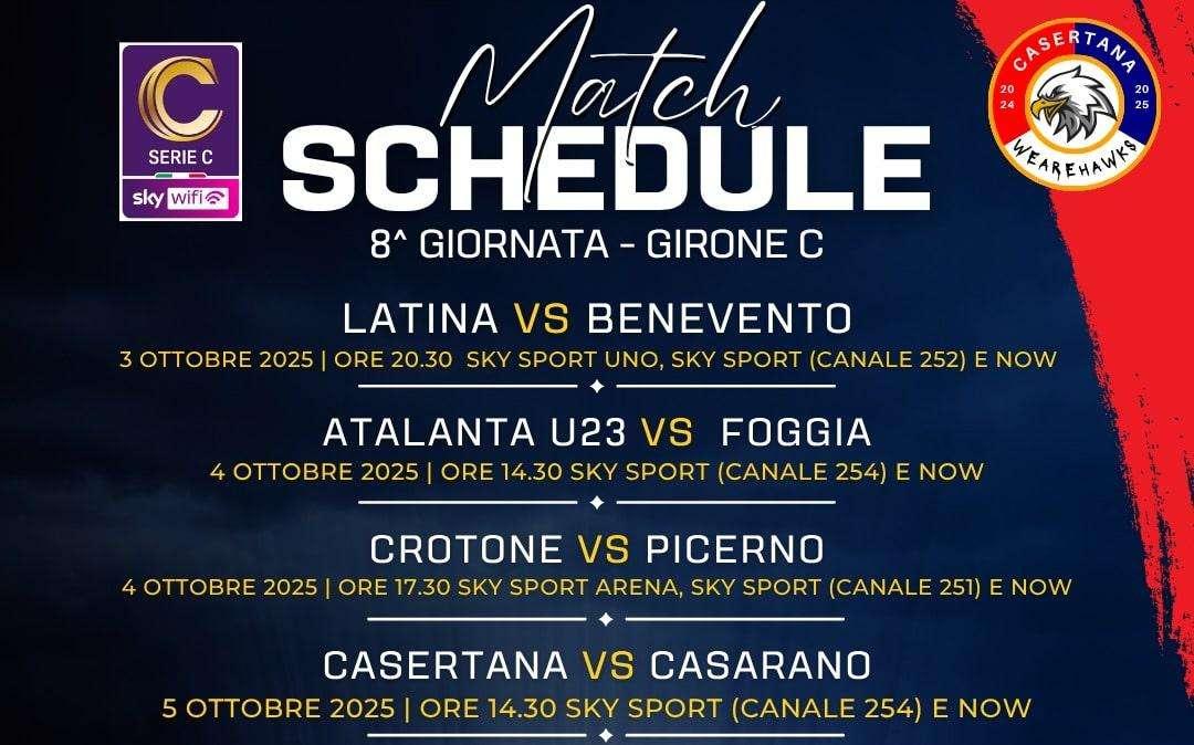 Ottava giornata e guida tv
