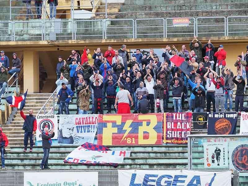 I casertani a Cosenza nel 2015
