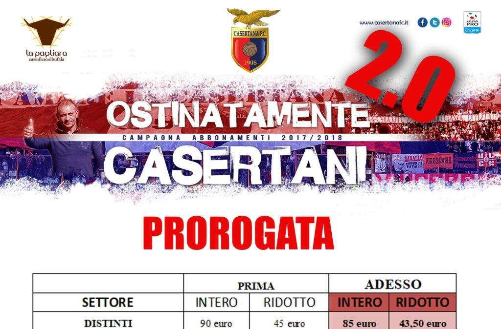 Proroga campagna abbonamenti 