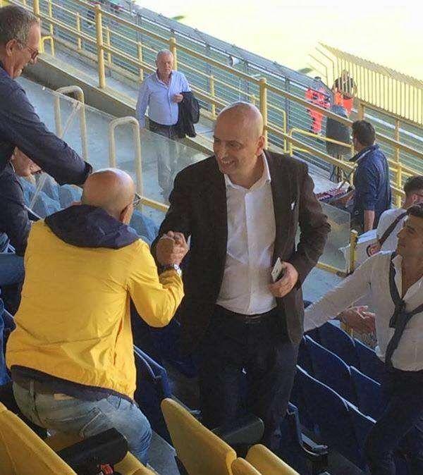 FOTO. Lombardi al fianco della squadra a Castellammare