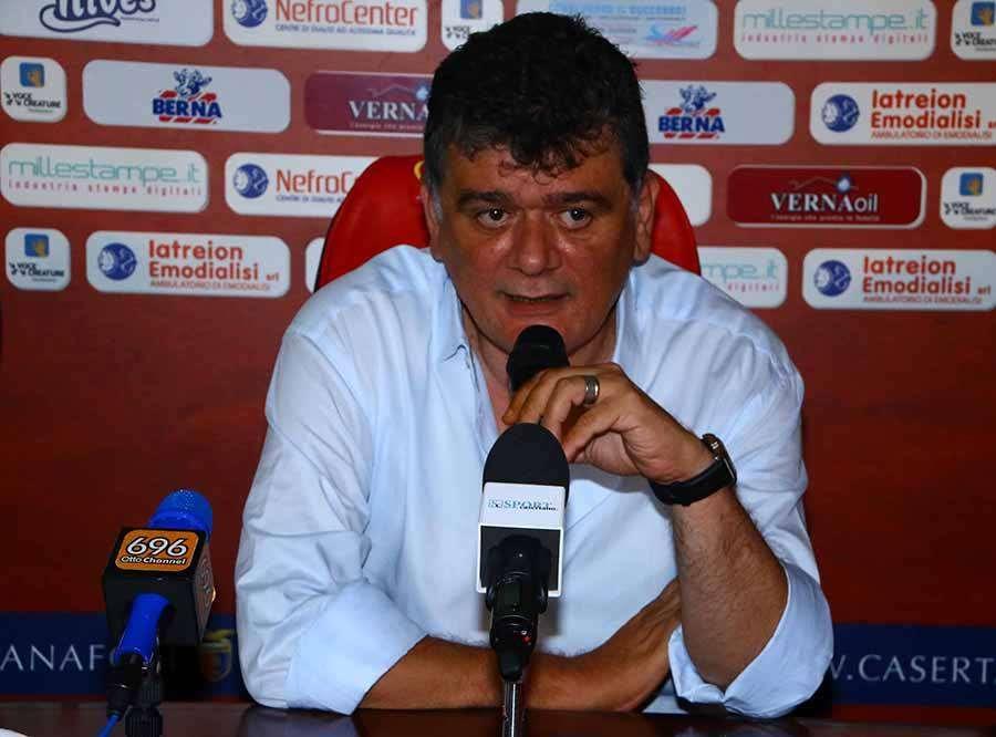 Corvino si gode la sua Casertana: "La squadra ha un bel gioco, ci aspettavamo di più dagli abbonamenti"