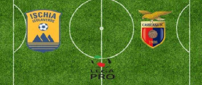 TABELLINO FINALE. ISCHIA - CASERTANA 0-0