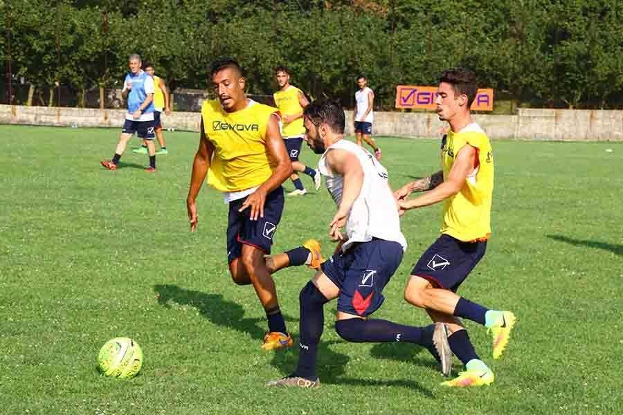 Allenamento Casertana a Serino