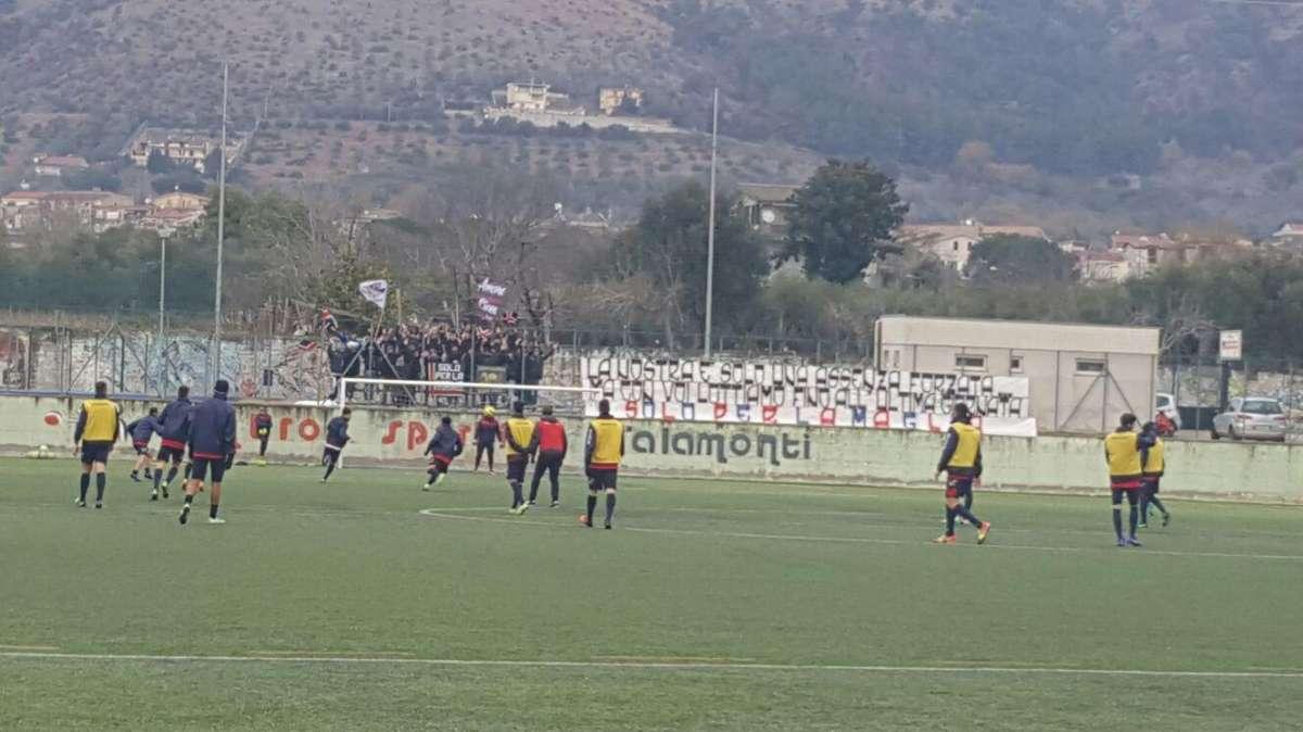 I tifosi rossobl&ugrave; al Talamonti