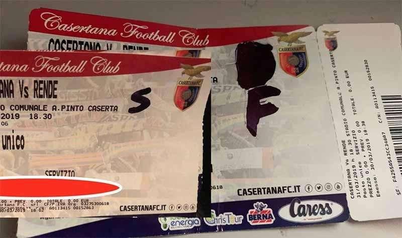 I biglietti marchiati