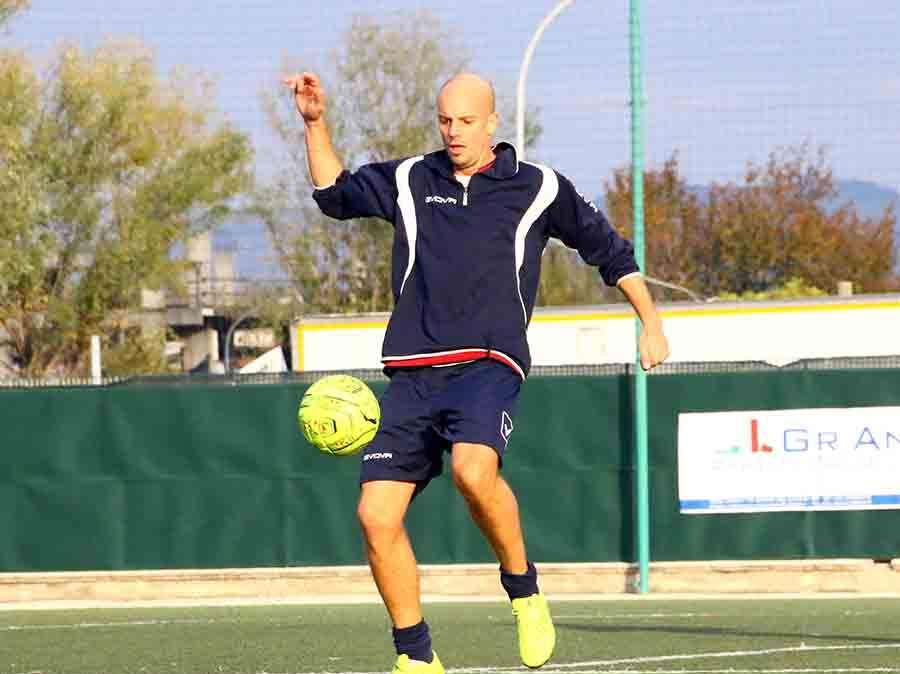 Rajcic durante l'allenamento