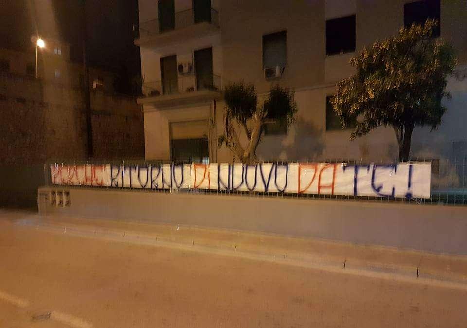 Striscione tifosi Casertana 