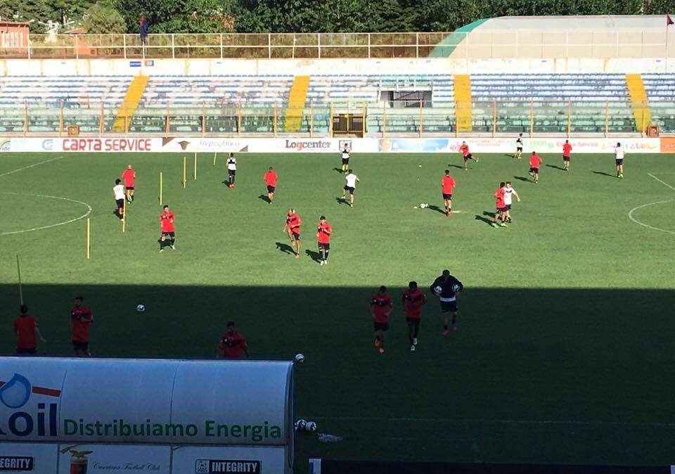 Allenamento Casertana al Pinto
