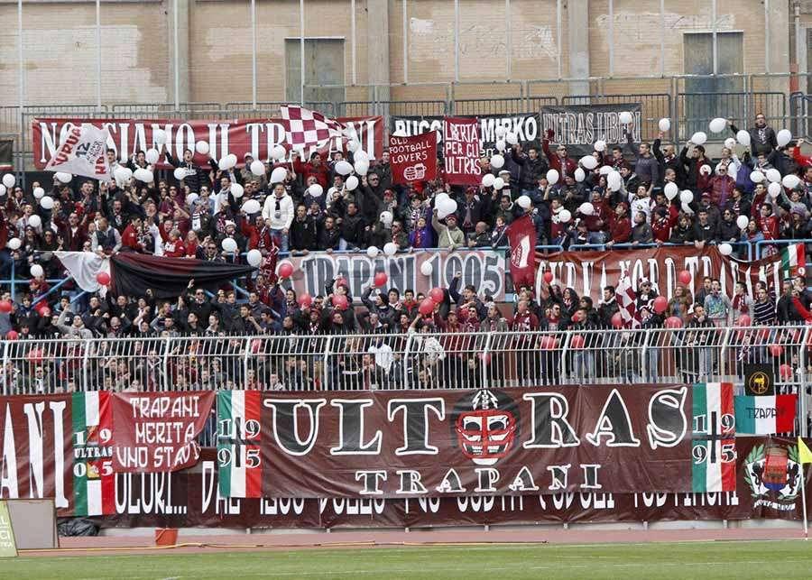 I tifosi del Trapani al Pinto, ecco quanti saranno presenti in curva nord