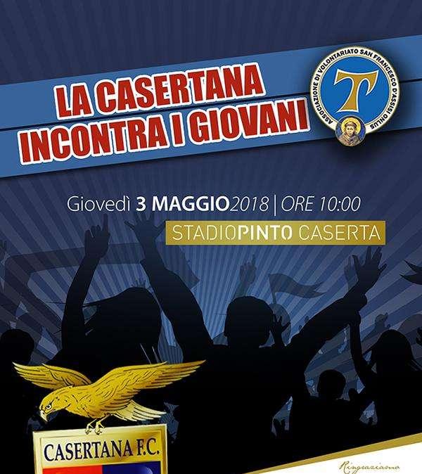 La Casertana scende nuovamente in campo per la solidarietà
