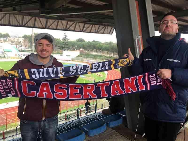 Il gemellaggio in tribuna
