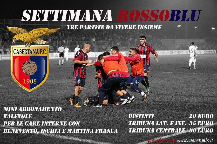 Mini-abbonamenti per la 'Settimana Rossoblù', i dettagli dell'iniziativa della Casertana