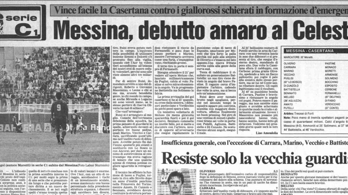 La Gazzetta del sud del '92