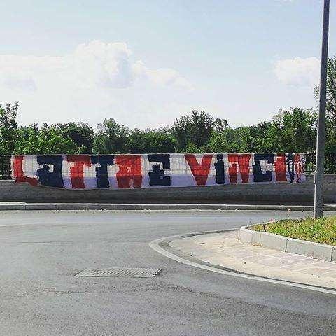 Striscione tifosi