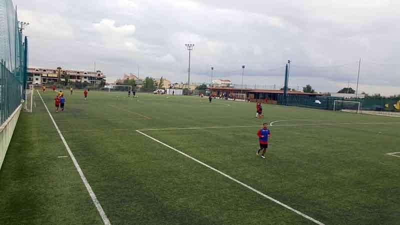 I rossobl&ugrave; in allenamento