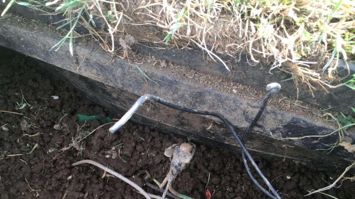 cavi tranciati al Pinto